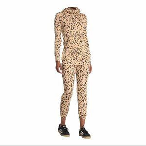 Love, Fire Womens Multicolor Cozy Leopard Animal Print Joggers Pants